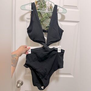 COPY - Aerie Cut Put One Piece Ribbed Swim NWT